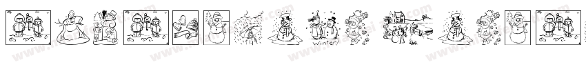 Equestrian Winter字体转换